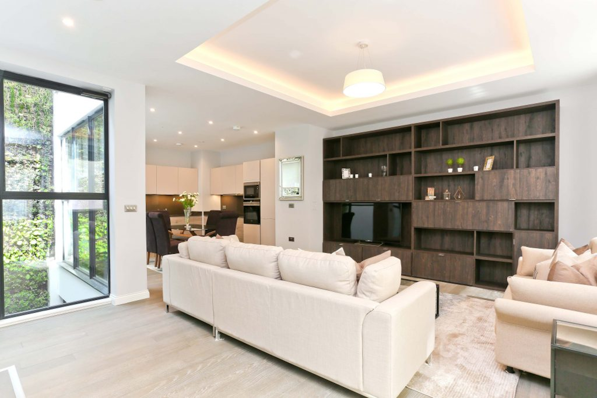 Living Wall Through The Window From The Lounge Living Area